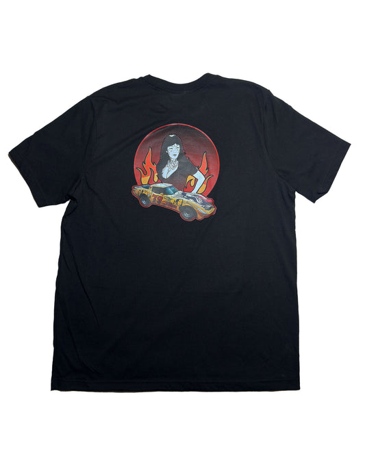 Pussykat Corvette T-Shirt Black